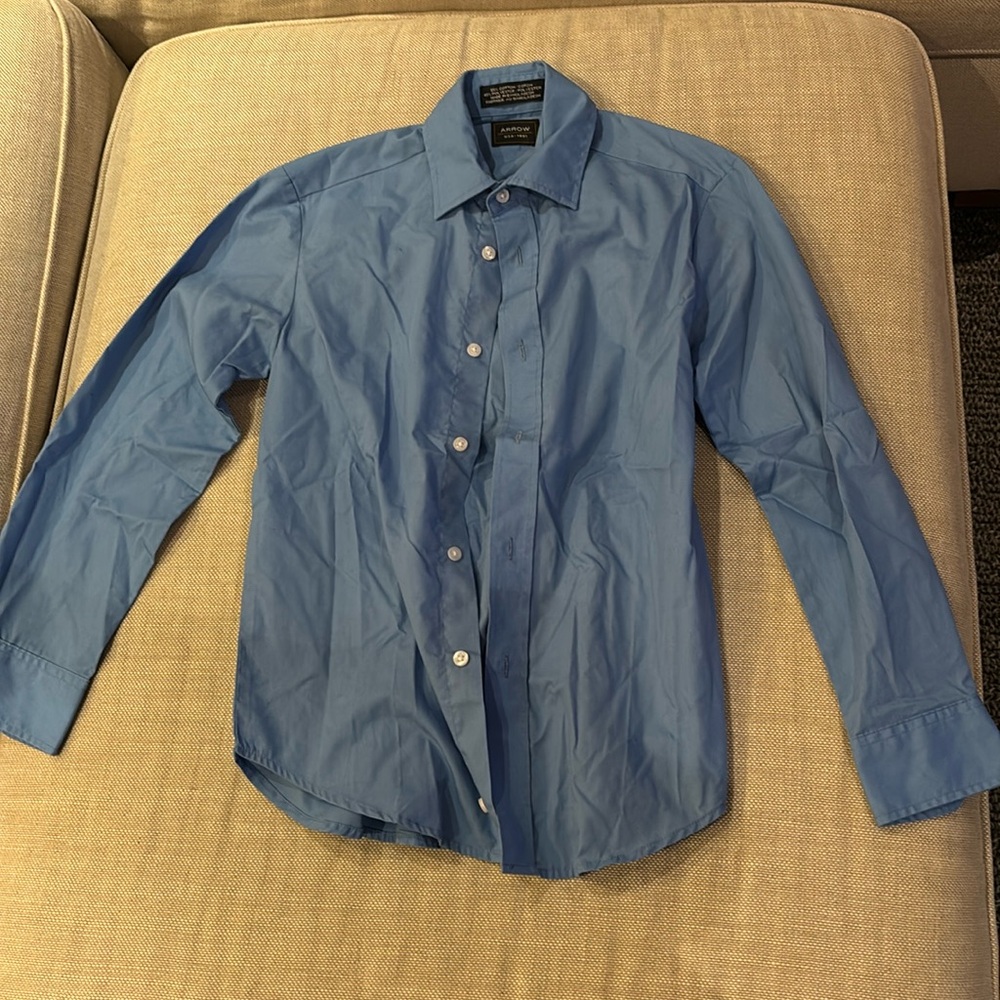 Arrow Boys Blue Button Down Shirt